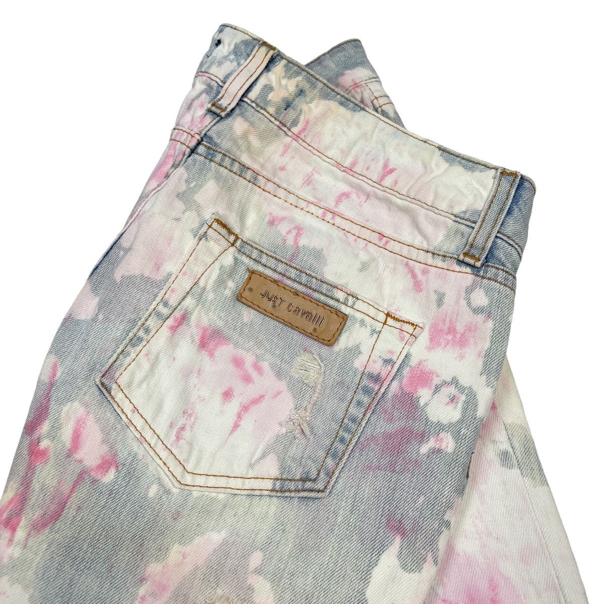 Just Cavalli Just Cavalli Distressed Denim Jeans Size 27" / US 4 / IT 40 - 6 Thumbnail