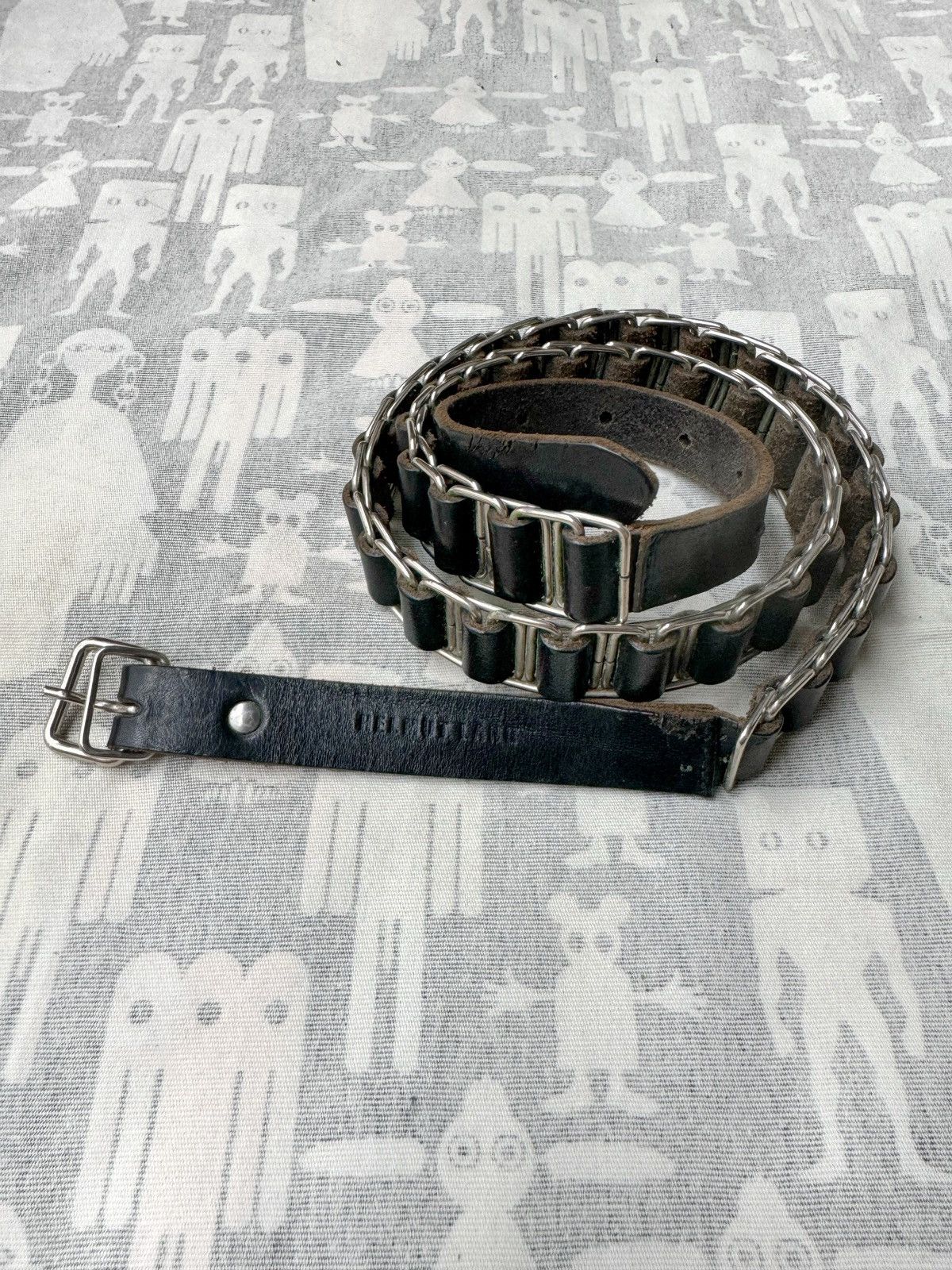 helmut lang chain belt
