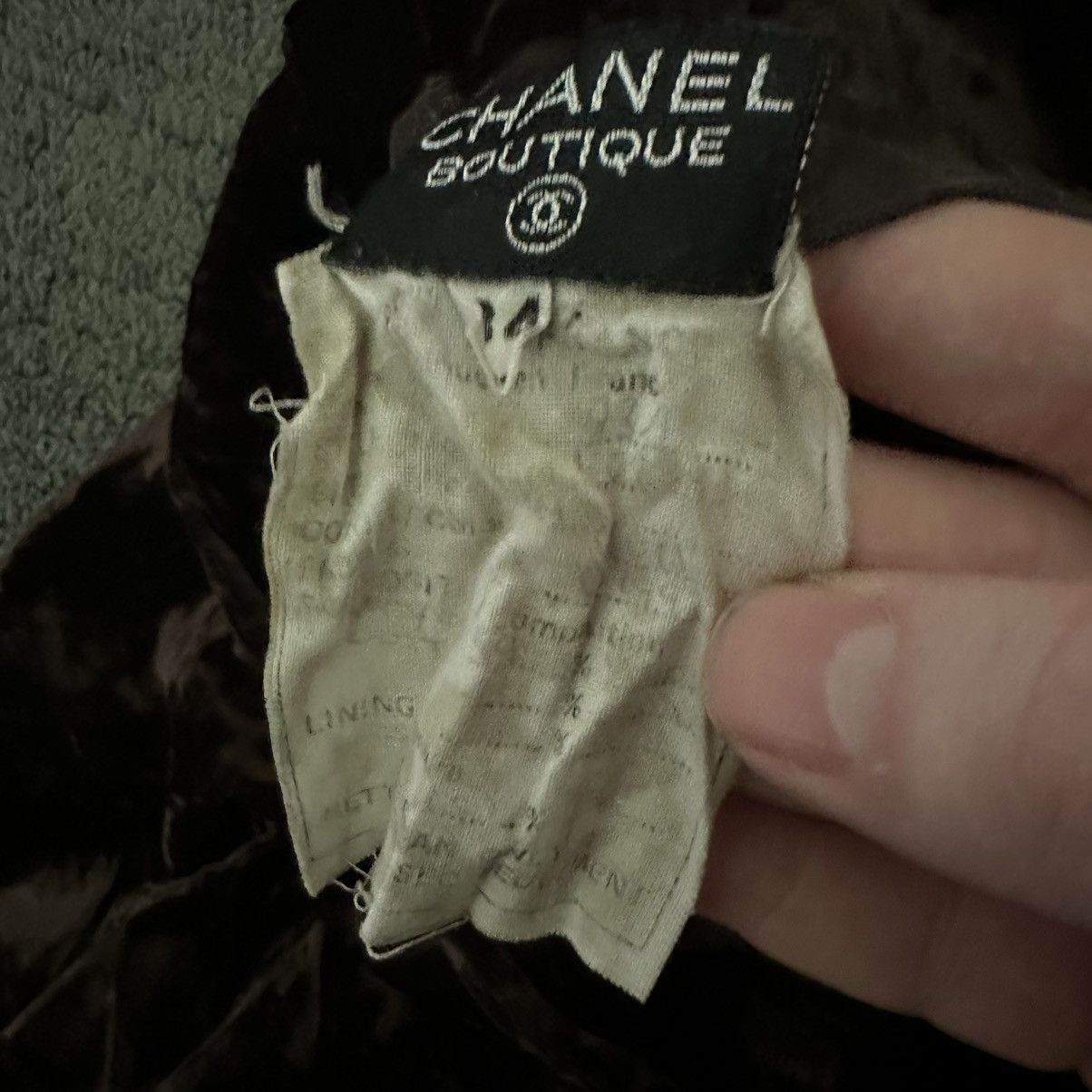 Chanel Chanel Fall 1993 Archive Brown Velvet Capri Pants Size 25" / US 0 / IT 36 - 4 Thumbnail
