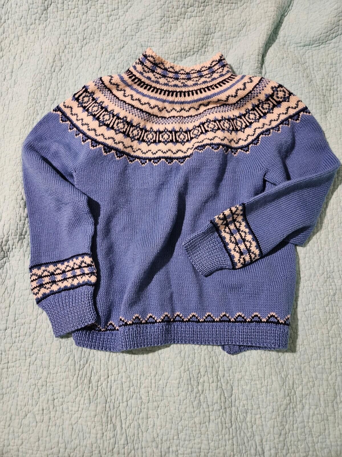 Other Vintage handmade sweater Size L / US 10 / IT 46 - 4 Thumbnail