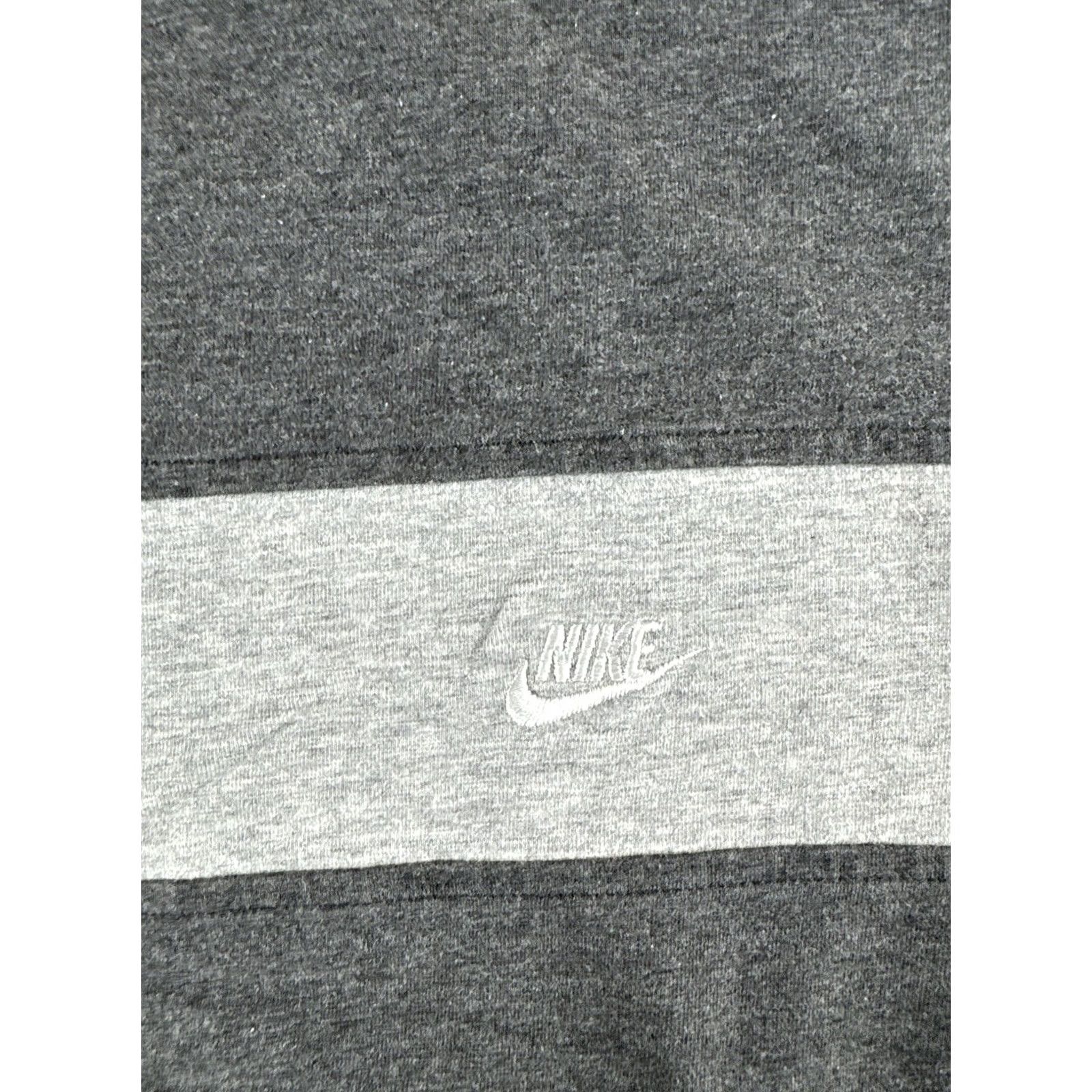 Nike Vintage Nike Swoosh Stripe Long Sleeve Shirt Gray XL Men's T-Shirt Crew Neck Size US XL / EU 56 / 4 - 5 Thumbnail