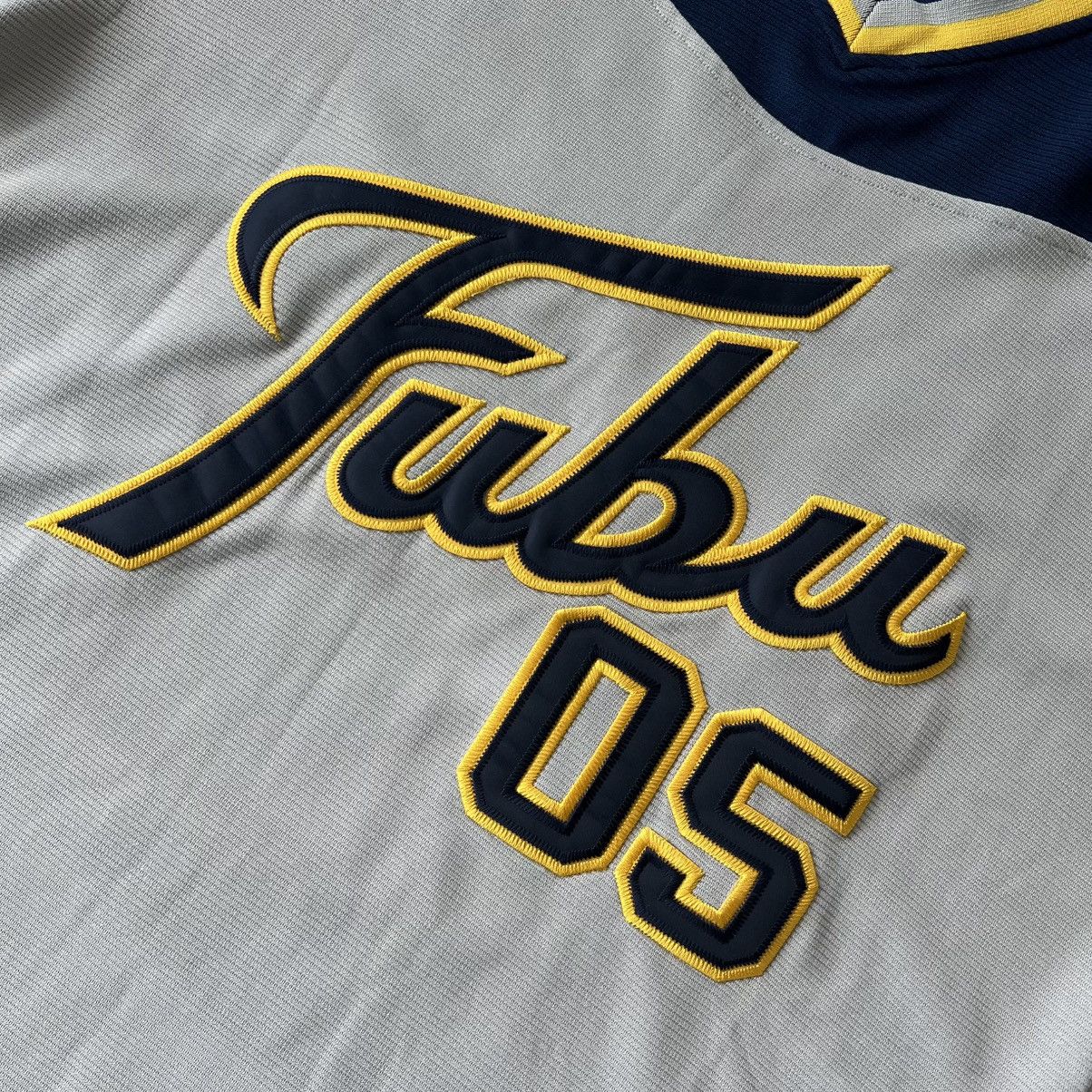 Fubu Fubu Jersey Grey & Yellow Size US XL / EU 56 / 4 - 3 Thumbnail