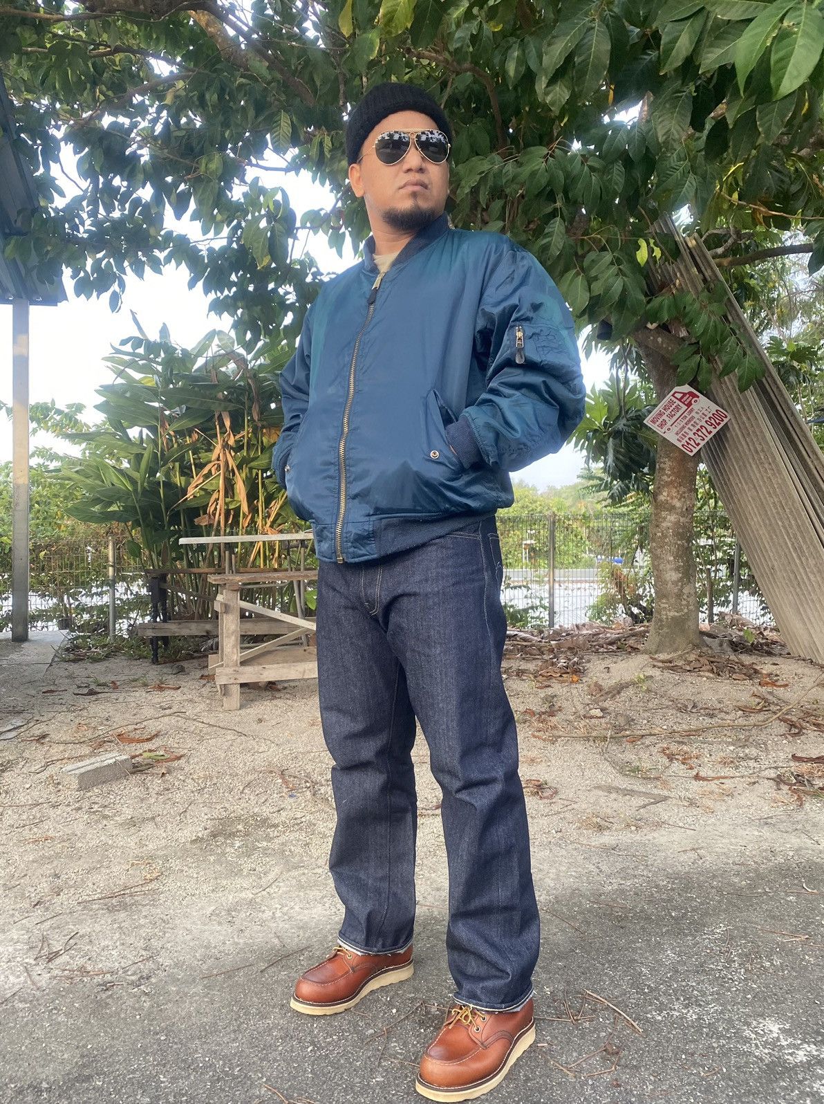 Japanese Brand JAPANESE BRAND MA-1 FLYER’s JACKET LARGE Size US L / EU 52-54 / 3 - 1 Thumbnail