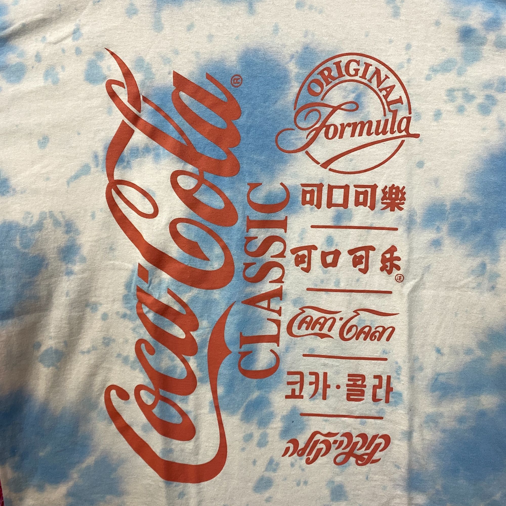 Coca Cola Coca Cola Classic Vintage Style Blue Tie Dye T-Shirt 1X Size US XL / EU 56 / 4 - 2 Thumbnail