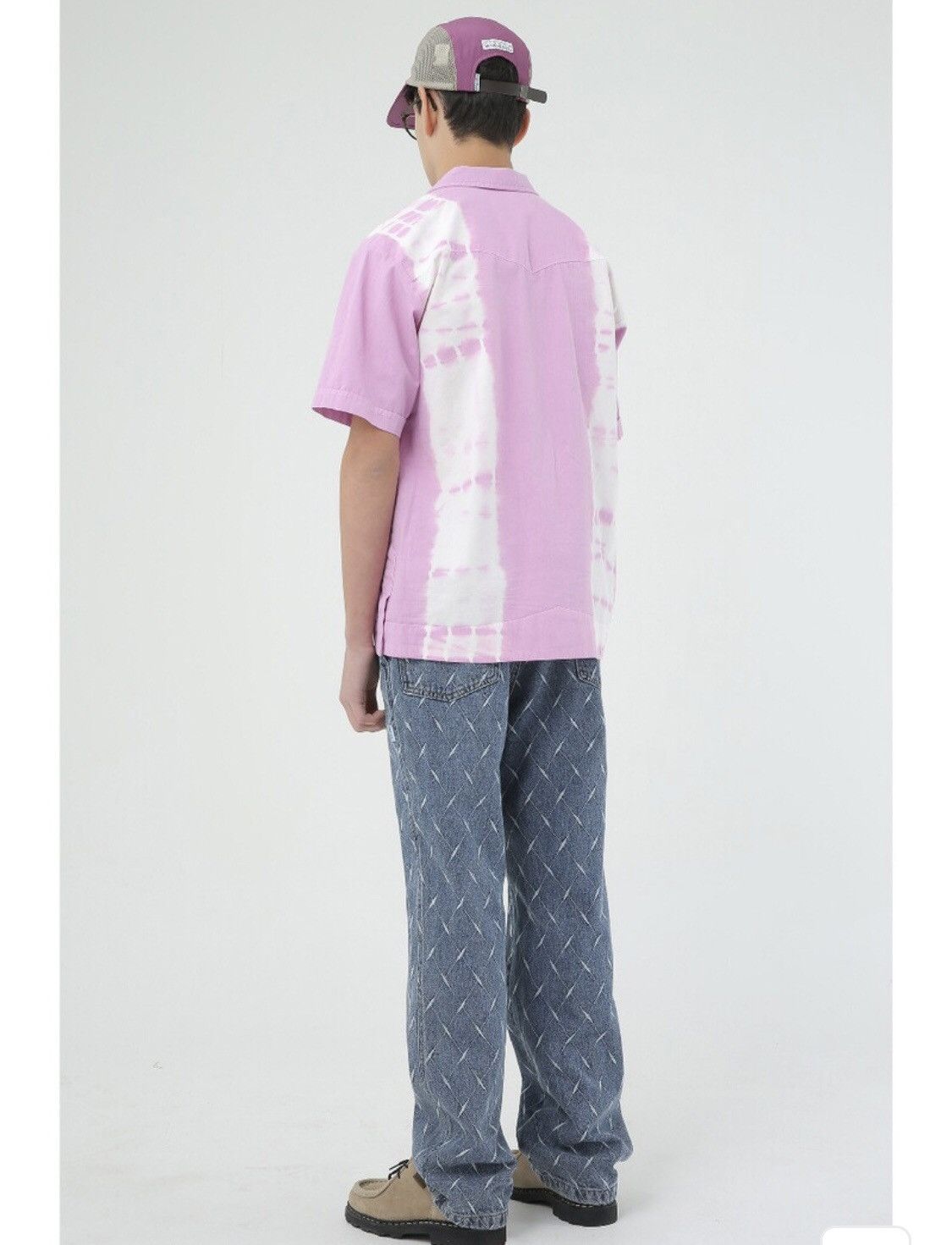 Designer × Uniform Bridge YESEYESEE Net Denim Pant Blue Size US 35 - 11 Thumbnail