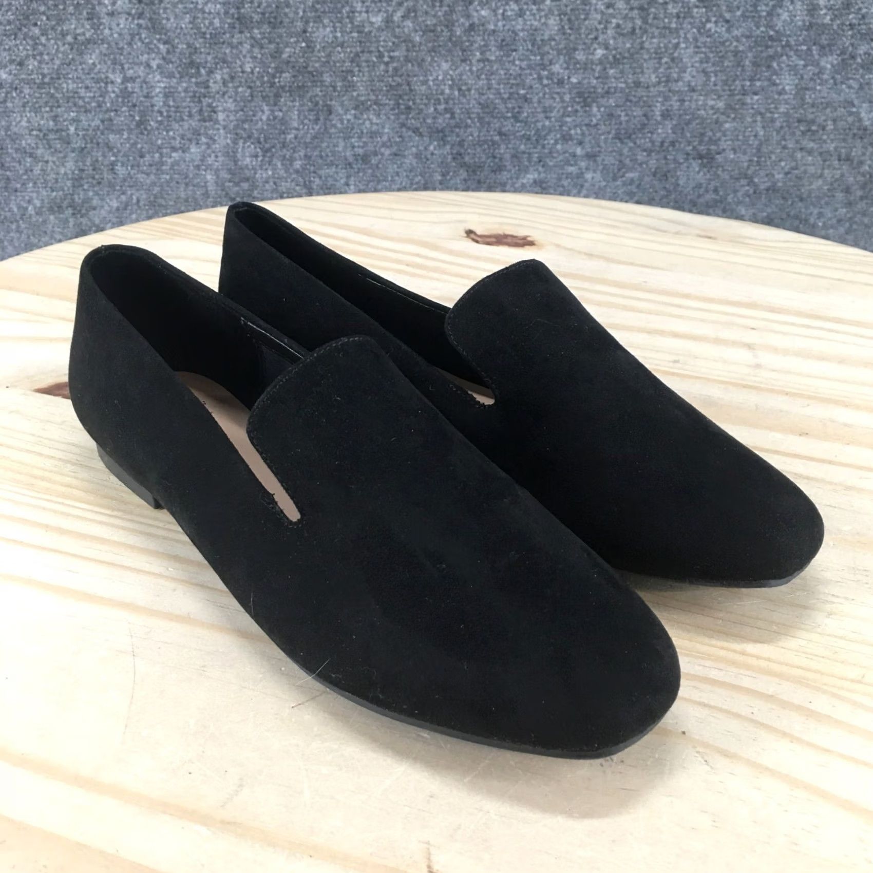 Vintage A New Day Shoes Womens 6 Loafers Black Slip On Comfort Casual Low Top Round Toe Size M / US 6-8 / IT 42-44 - 3 Thumbnail