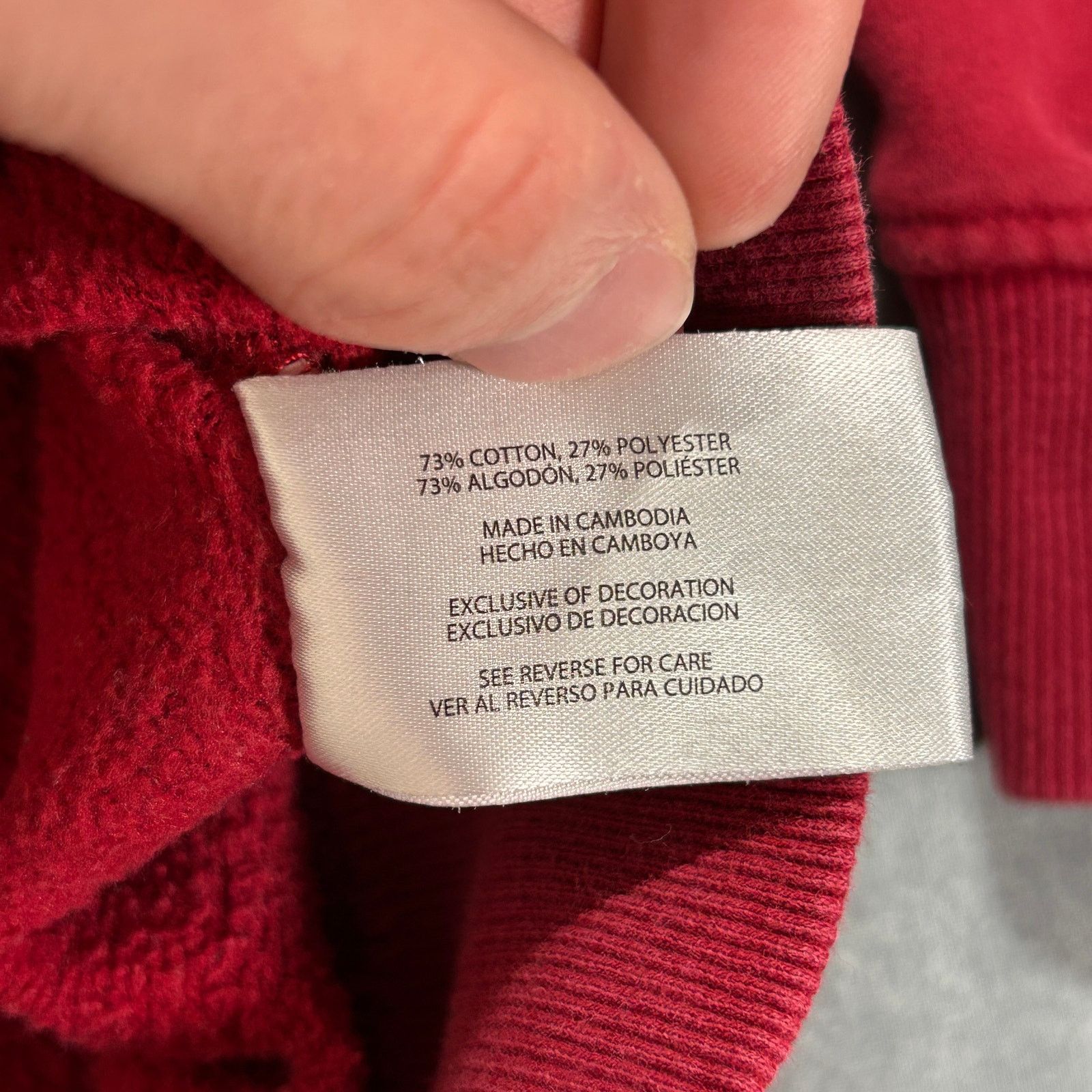 Gap Gap 1969 Applique burgundy casual sportswear hoodie mens L Size US L / EU 52-54 / 3 - 6 Thumbnail