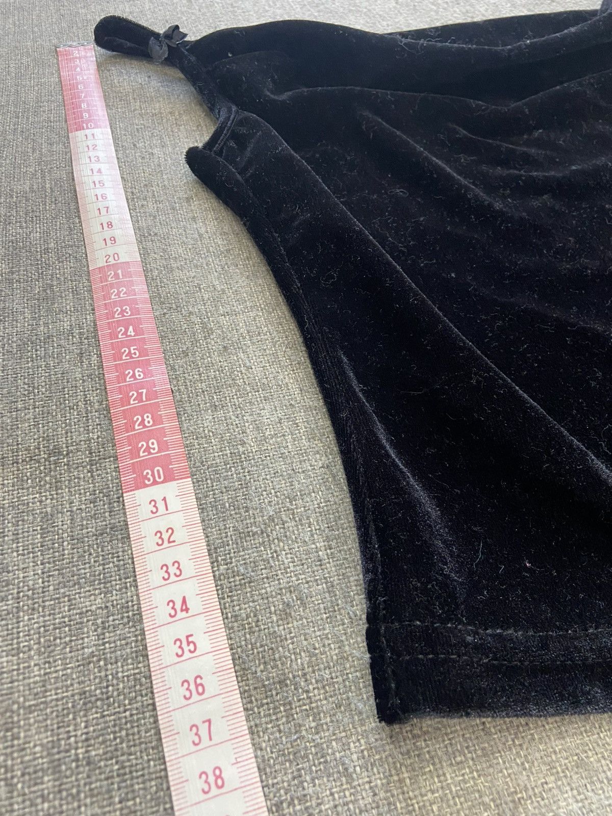 Other Y2K Black Velvet Cowl Neck Top Size S / US 4 / IT 40 - 8 Thumbnail