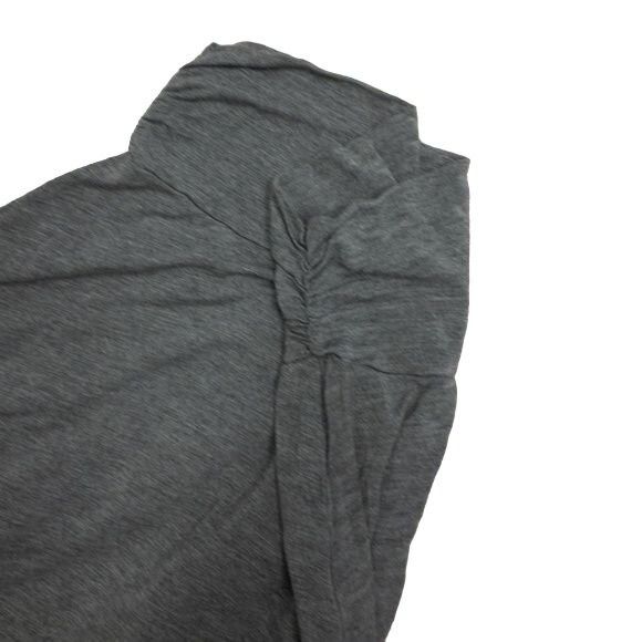 Other Bobeau Heather Grey Maxi Skirt Side Slits Size 27" / US 4 / IT 40 - 6 Thumbnail