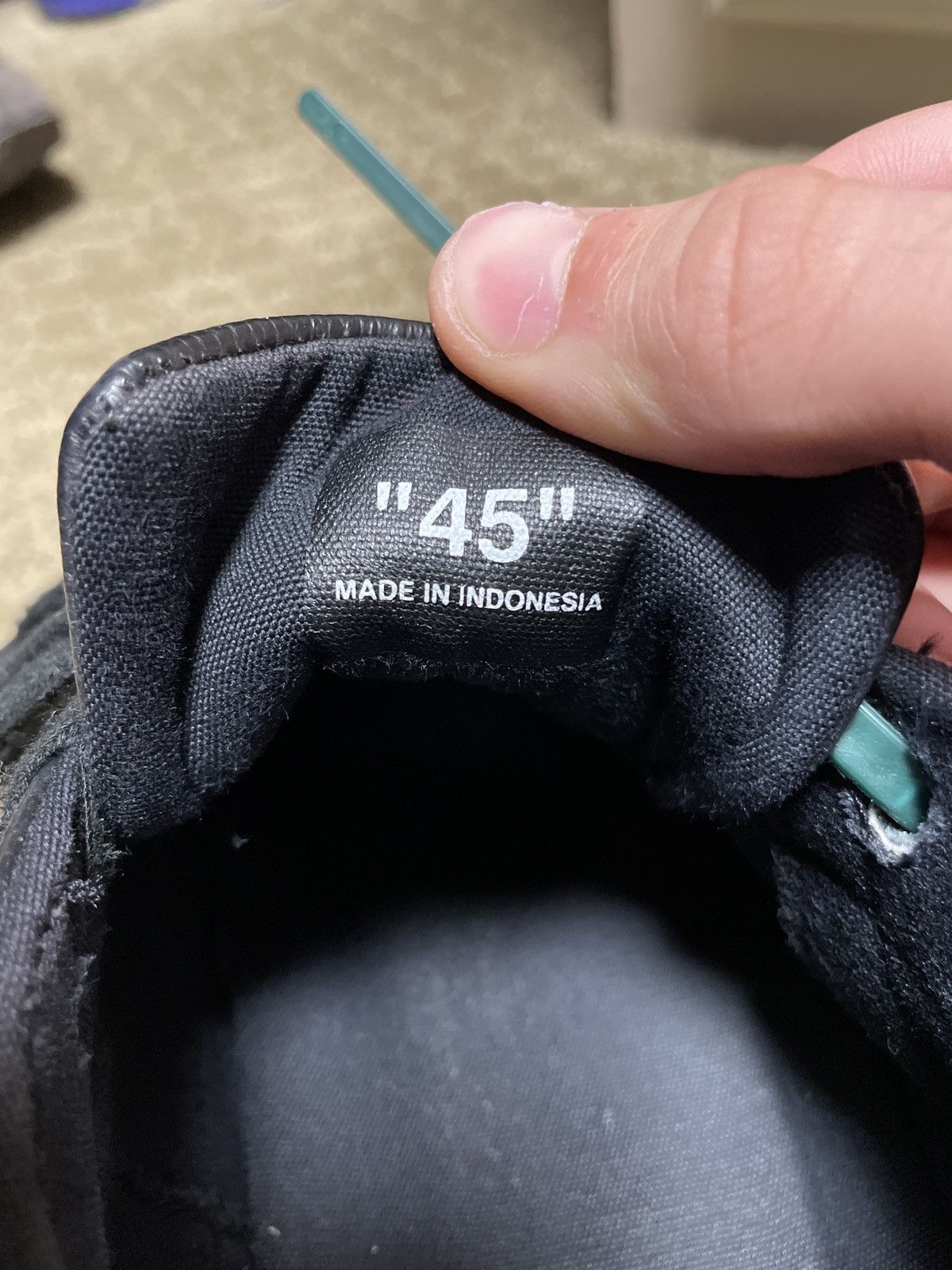 Off-White Off-White Low Vulcanized Calf Leather Sneaker Size US 12 / EU 45 - 7 Thumbnail