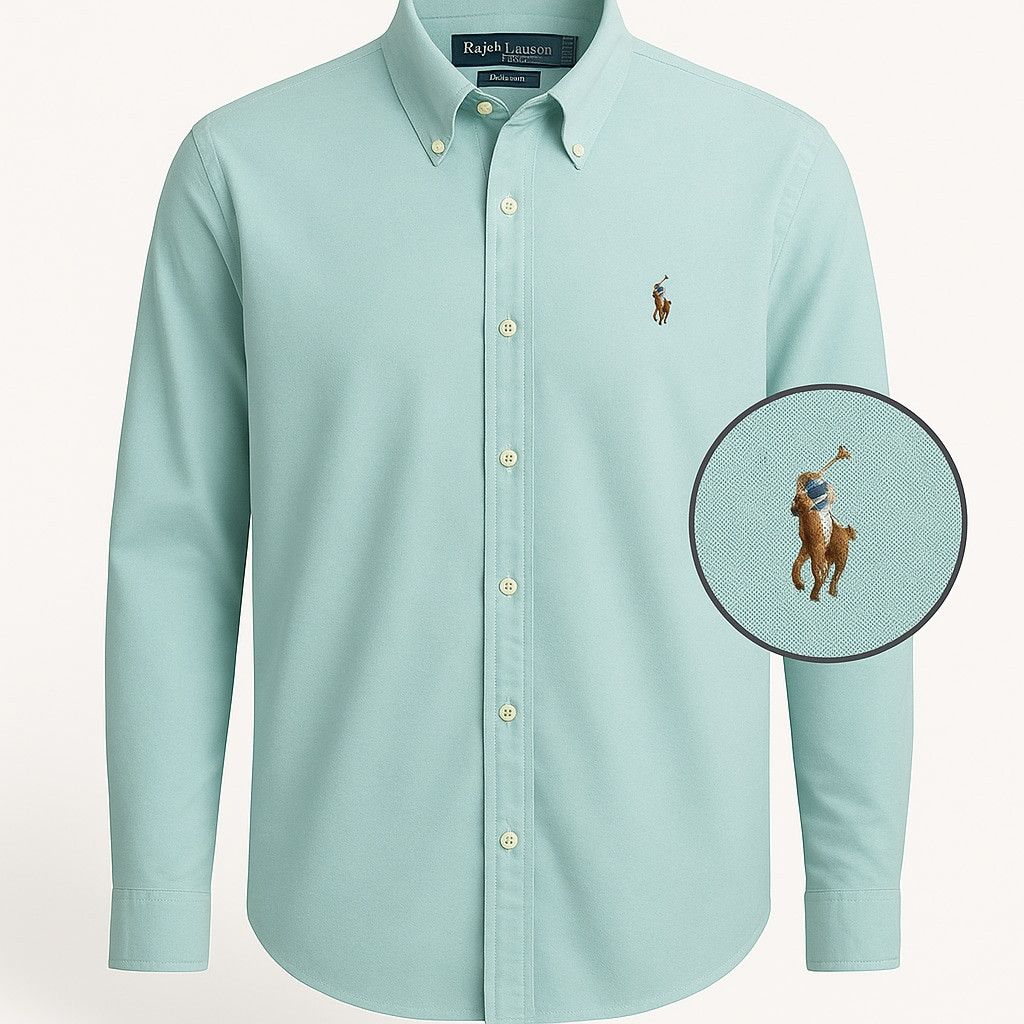 Ralph Lauren Ralph Lauren Custom Fit Oxford Shirt XXL | Iconic Polo Logo Size US XXL / EU 58 / 5 - 2 Thumbnail
