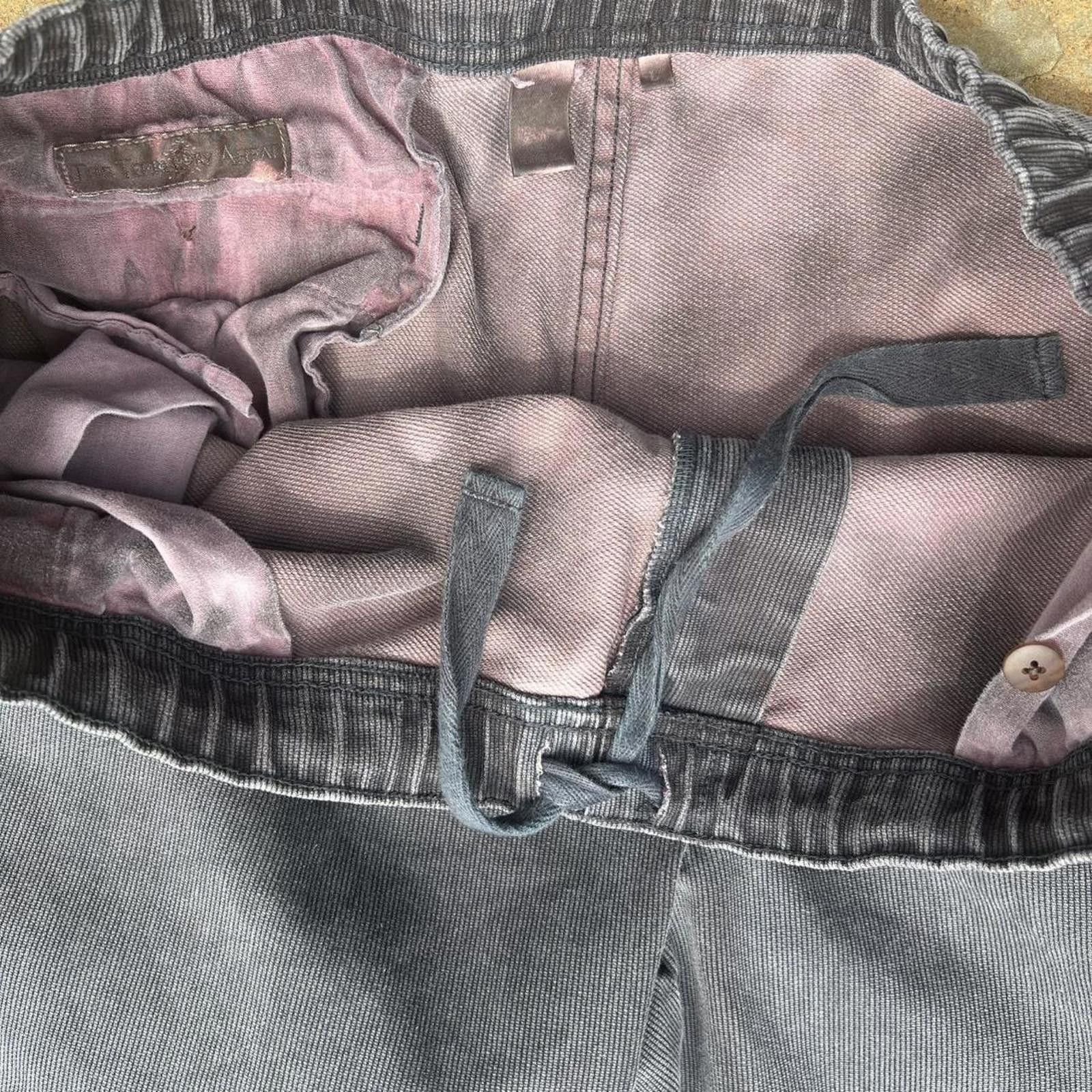 The Territory Ahead Y2K Grey Overdyed Drawstring Pants Size US 38 / EU 54 - 3 Thumbnail