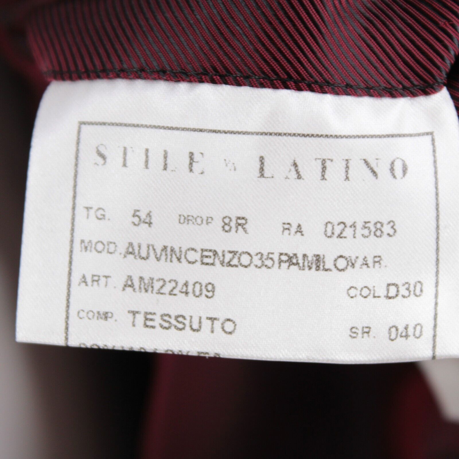 Other Stile Latino Suit Size US 44 Regular in Black Size 44R - 9 Thumbnail