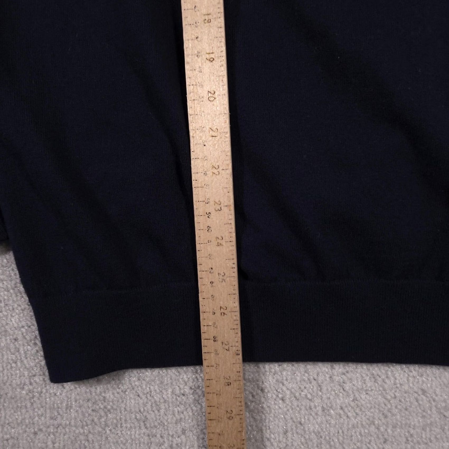 Nautica Nautica Mens Sweater V-Neck Pullover Knit Embroidered Sail Logo Navy Blue 2XL Size US XXL / EU 58 / 5 - 7 Thumbnail