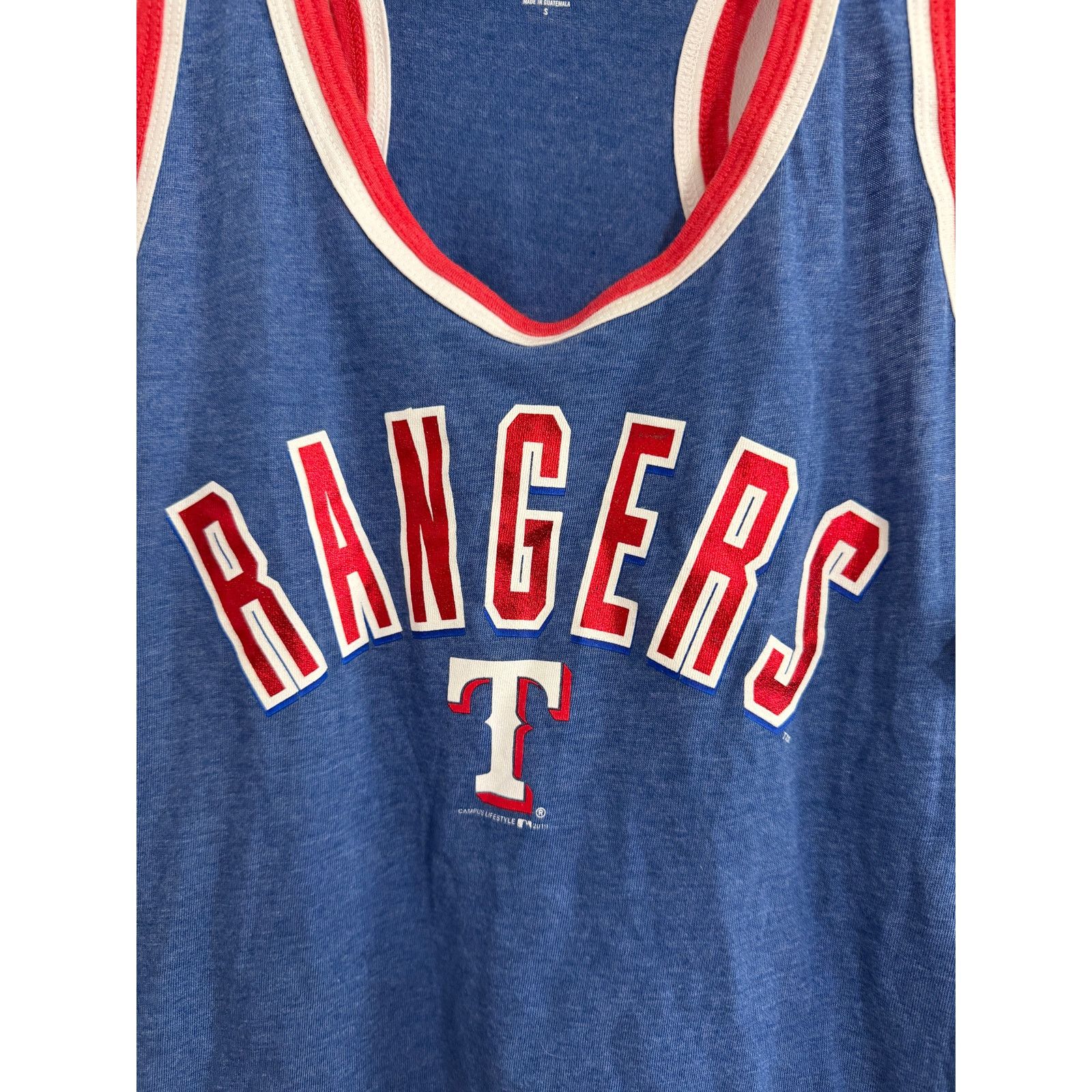 MLB NWT Texas Rangers Women's Tank Top Size Small Size S / US 4 / IT 40 - 2 Thumbnail