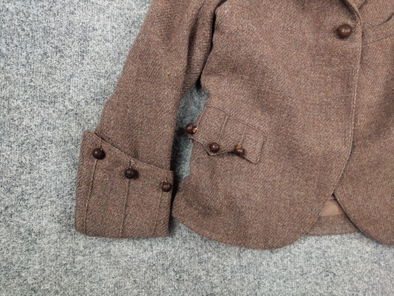 Harris Tweed Harris Tweed Scotland Vintage 50's Wool Blazer Jacket Size S / US 4 / IT 40 - 5 Thumbnail