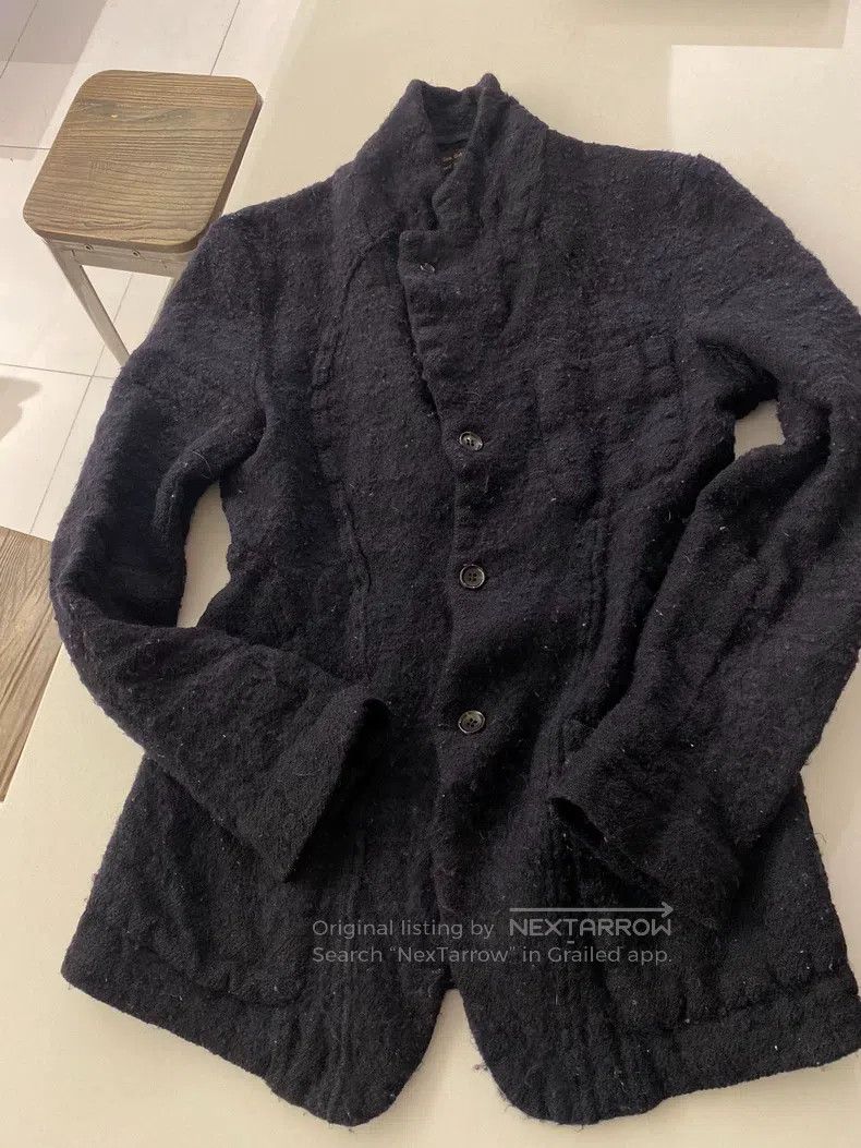 Comme des Garcons Comme Des Garcons Gun lapel jacket beggar wool jacket slim Size US S / EU 44-46 / 1 - 1 Thumbnail