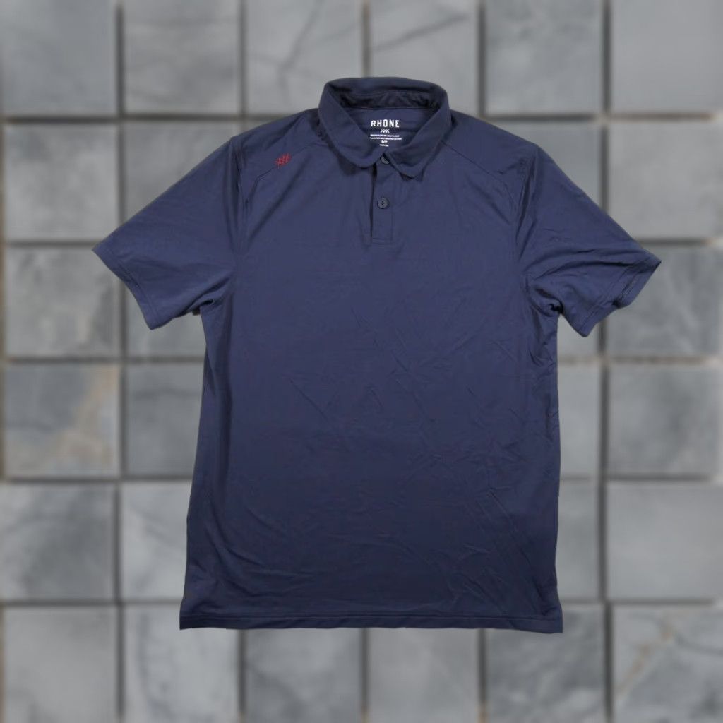 Rhone Rhone Golf Polo Shirt Mens Small Blue Short Sleeve Collared Stretch Preppy Size US S / EU 44-46 / 1 - 1 Thumbnail