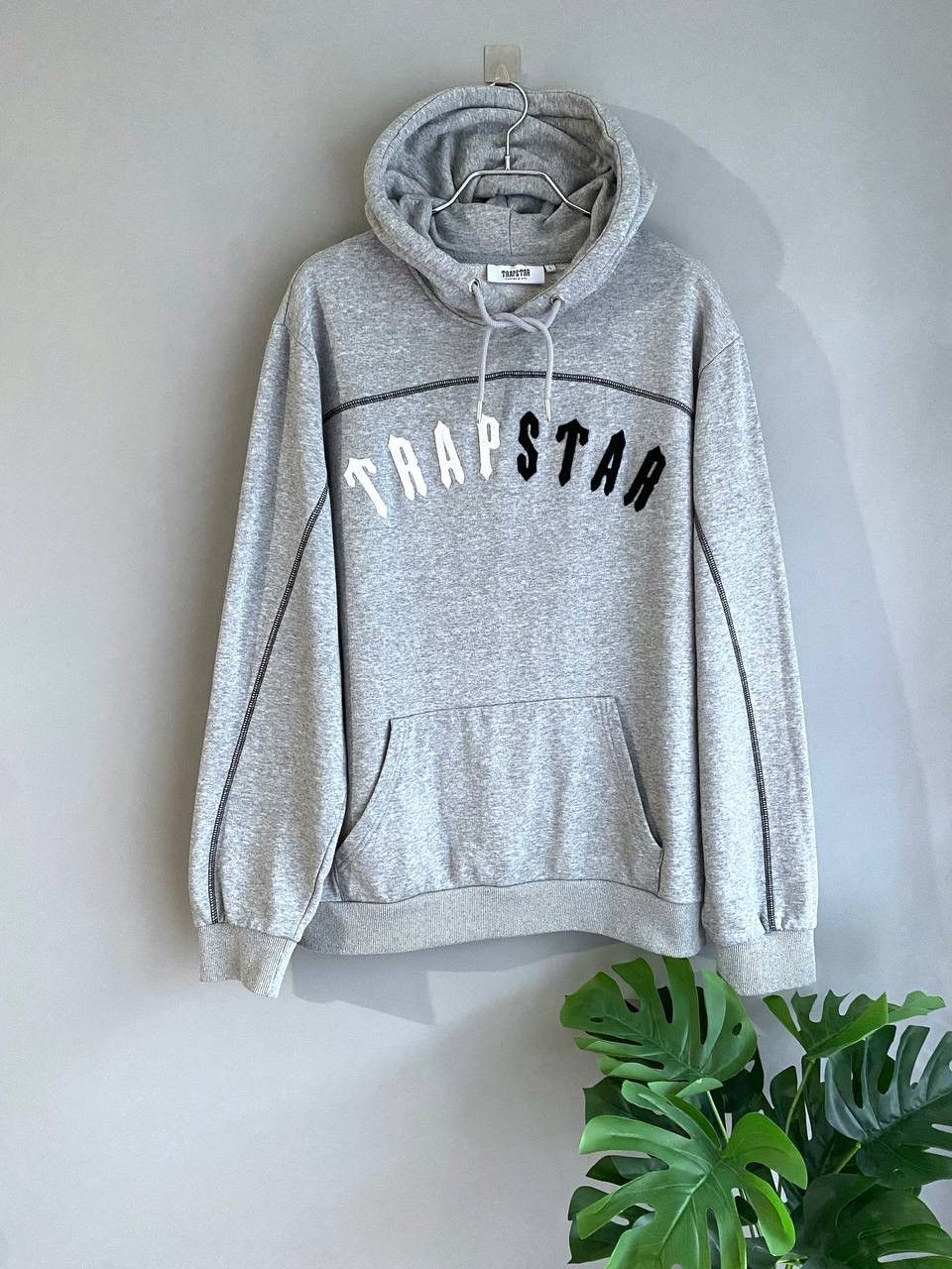 Trapstar London Trapstar It's a Secret Big Teddy Logo Men's Grey Hoodie, L Size US L / EU 52-54 / 3 - 2 Thumbnail