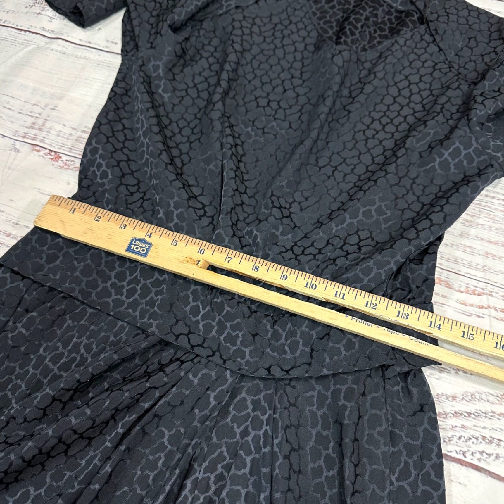 Isabel Marant Isabel Marant Romina Stretch Silk Dress Jacquard Black Size 38 Long Sleeve A-Line Women Dress Size XS / US 0-2 / IT 36-38 - 3 Thumbnail