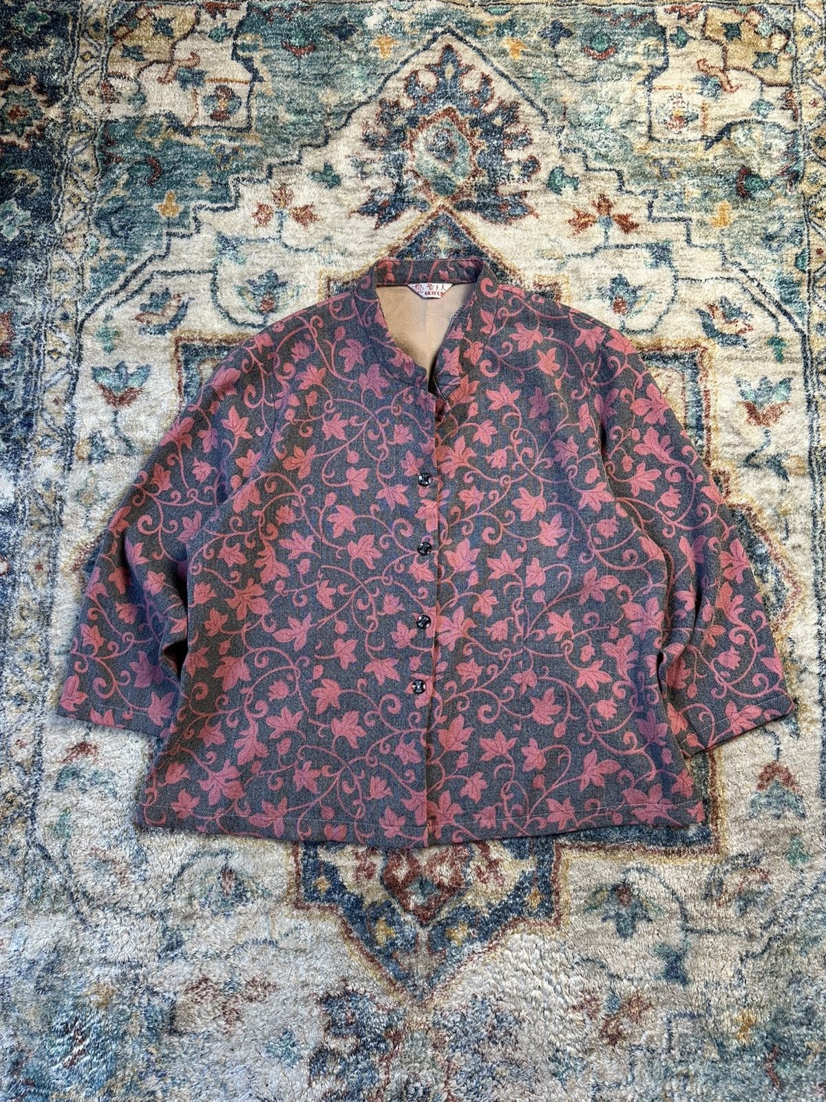 Vintage Vintage 1980s Gulford Floral Jacket Medium Size M / US 6-8 / IT 42-44 - 1 Thumbnail