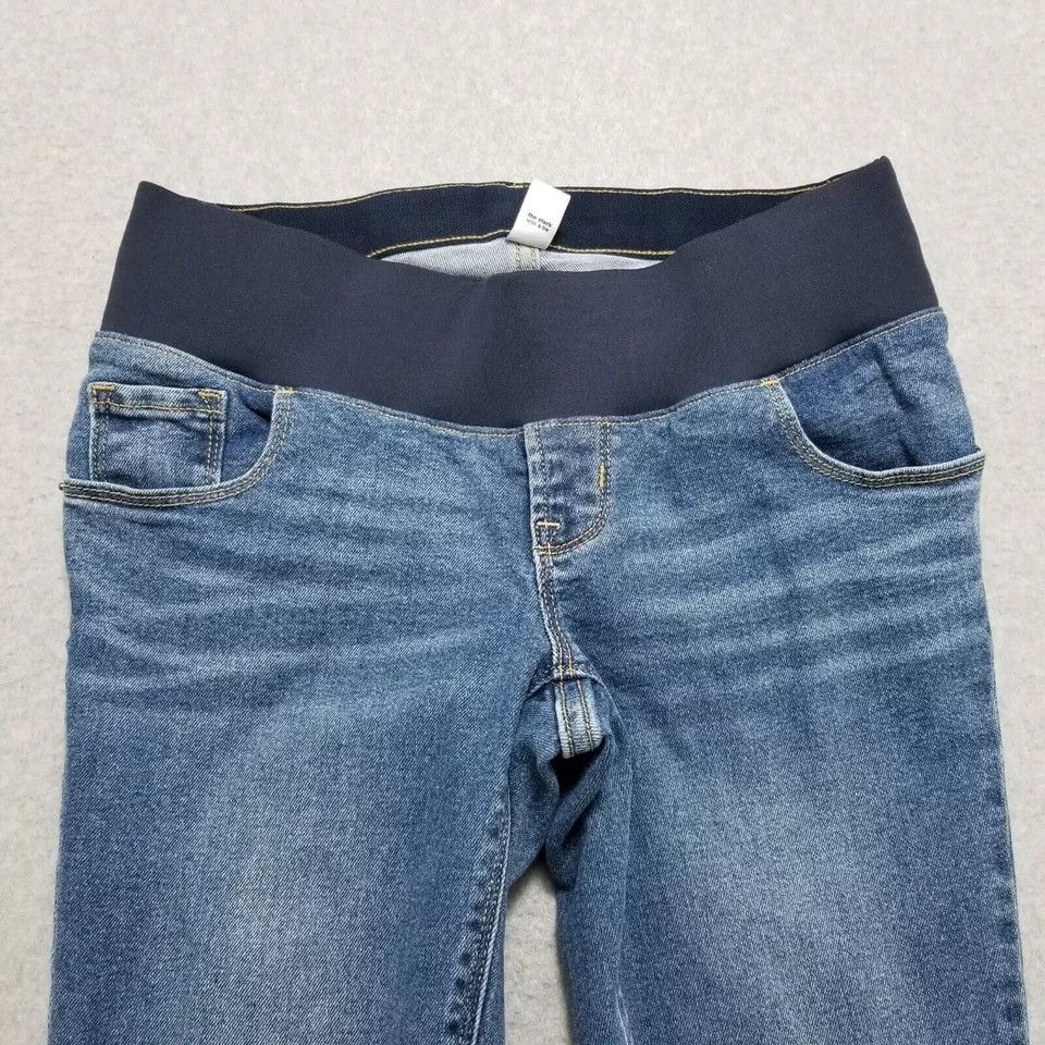 Old Navy Old Navy Maternity Womens 4 Super Skinny Front Low Panel Size 27" / US 4 / IT 40 - 6 Thumbnail