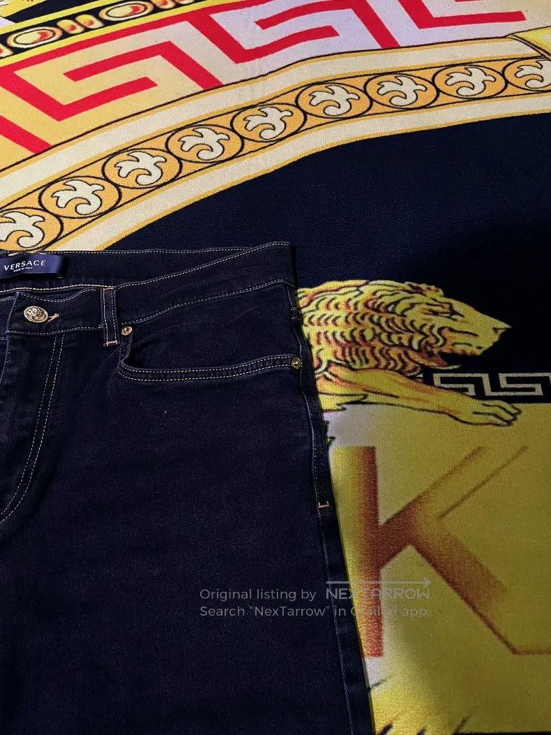 Versace Versace Medusa craft embroidered jeans Size US 35 - 3 Thumbnail