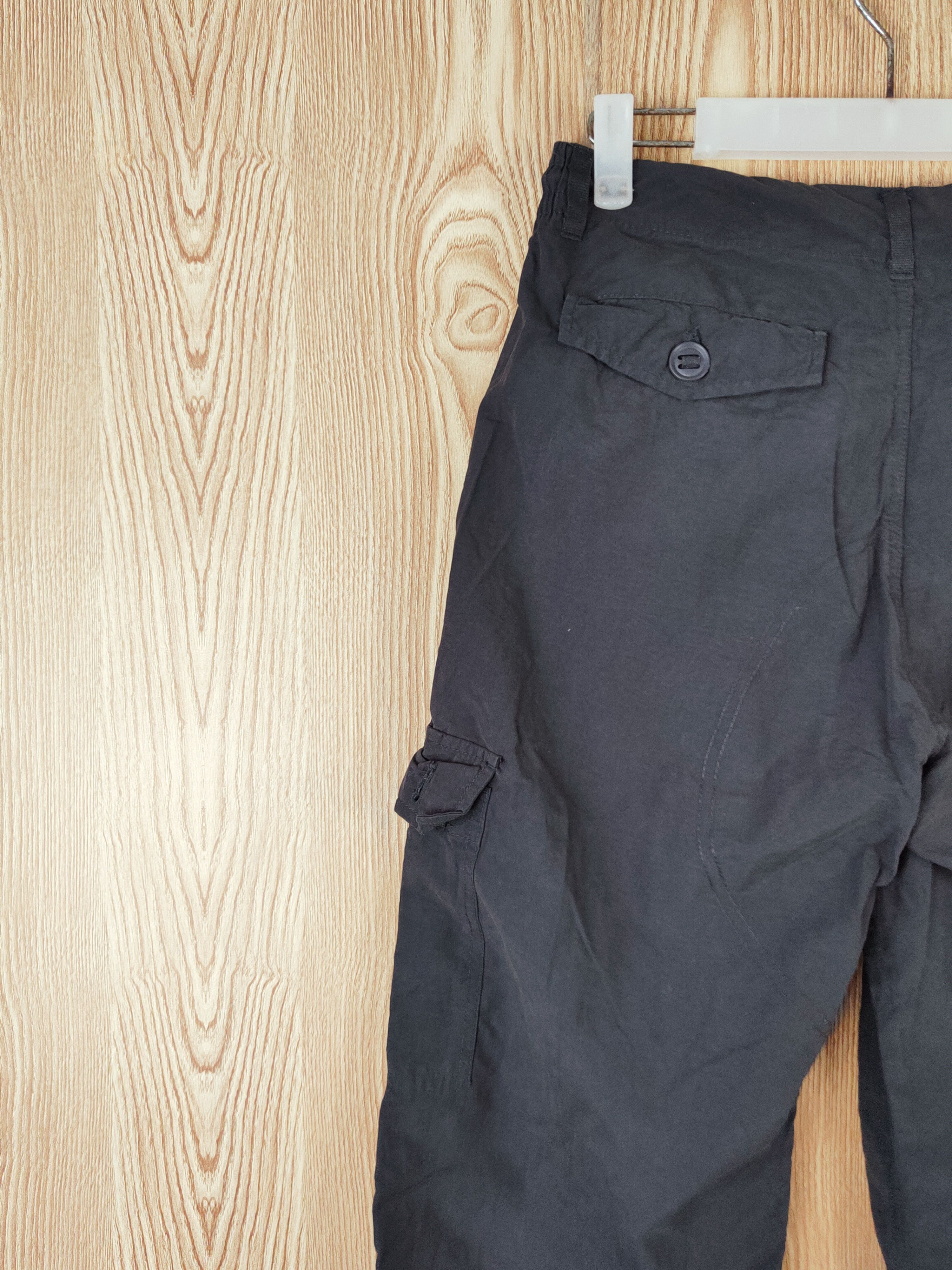 Japanese Brand Spinash Black Multipocket Cargo Short Pants #W450 Size US 28 / EU 44 - 8 Thumbnail