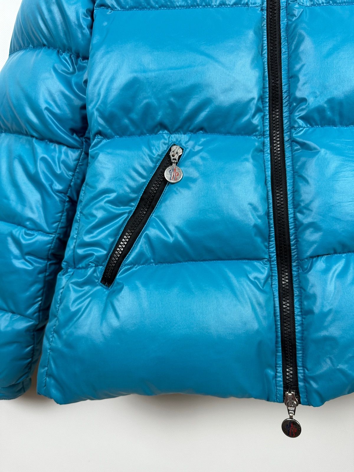 Moncler Moncler Badia Blue Hoodie Down Puffer Jacket Size M / US 6-8 / IT 42-44 - 9 Thumbnail