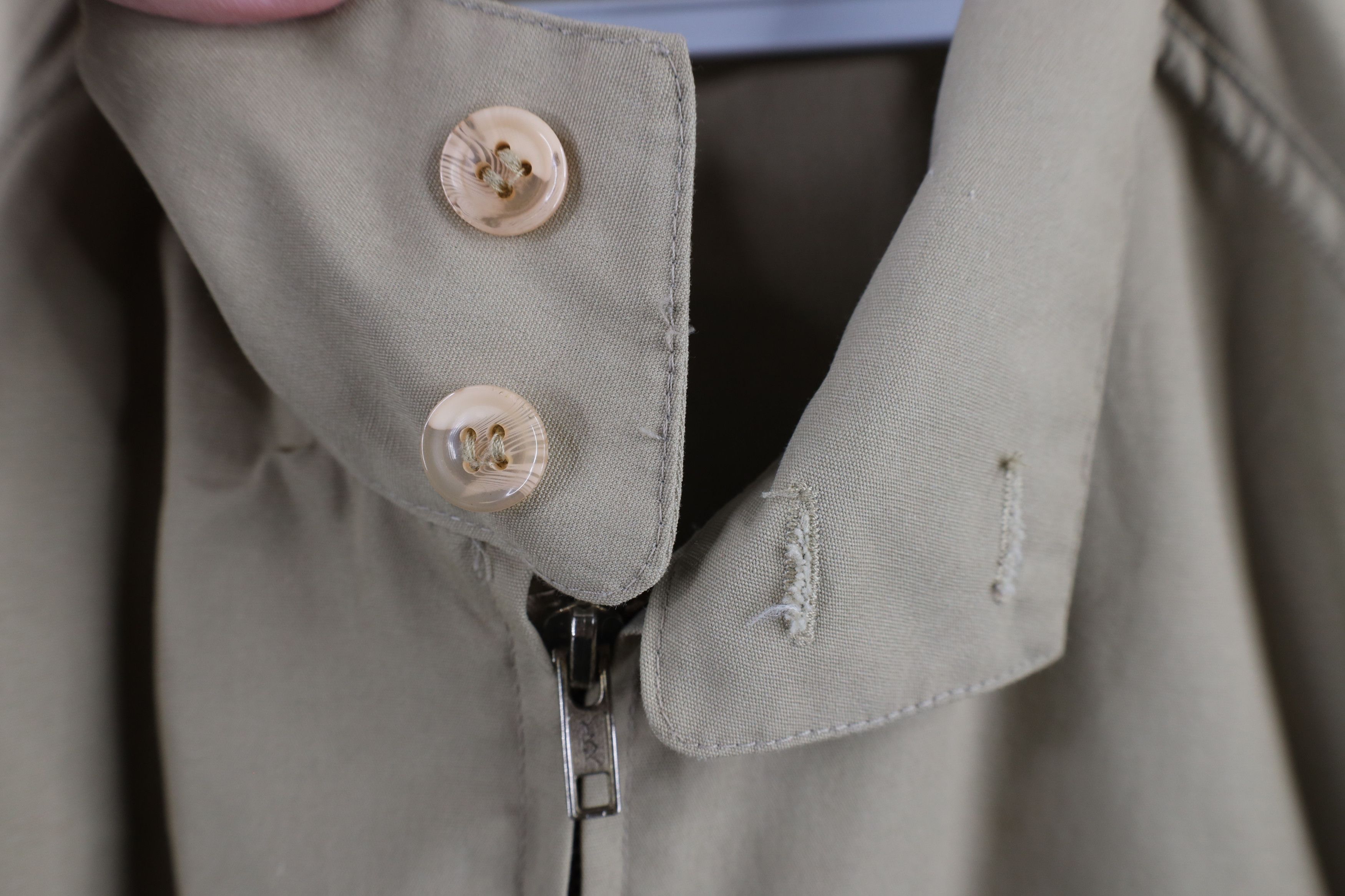 Vintage Vintage 90s Streetwear Cafe Racer Bomber Jacket Beige Size US XL / EU 56 / 4 - 8 Thumbnail
