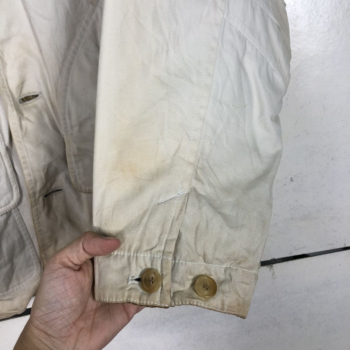 Japanese Brand 🔥VINTAGE CHORE JACKET BASSETT WALKER BLANKET ISSEY MIYAKE Size US M / EU 48-50 / 2 - 17 Thumbnail
