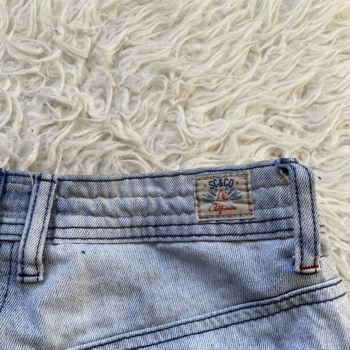 If Six Was Nine 📌 Vintage Soulcat USA Flag Metal Stars Y2K Shorts Size 30" / US 8 / IT 44 - 8 Thumbnail