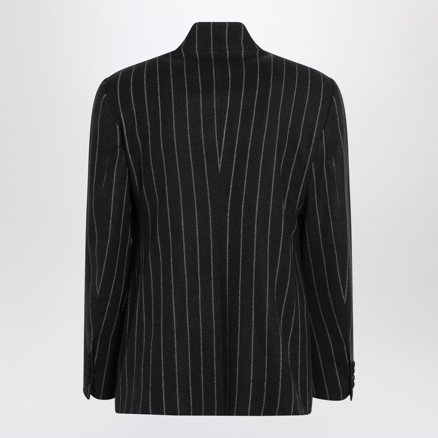 Dolce & Gabbana o1d2blof0226 Striped Wool Blend Single Breasted Jacket Size US S / EU 44-46 / 1 - 2 Thumbnail