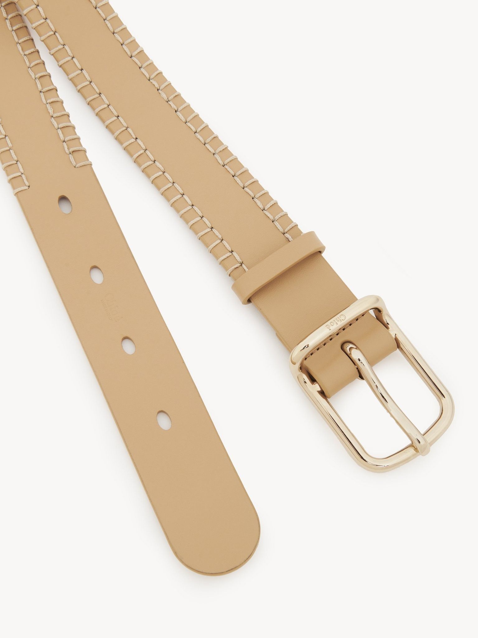 Chloe o1loc1c1024 Size: OS / Louela Belt in Milky/Brown Size ONE SIZE - 2 Thumbnail