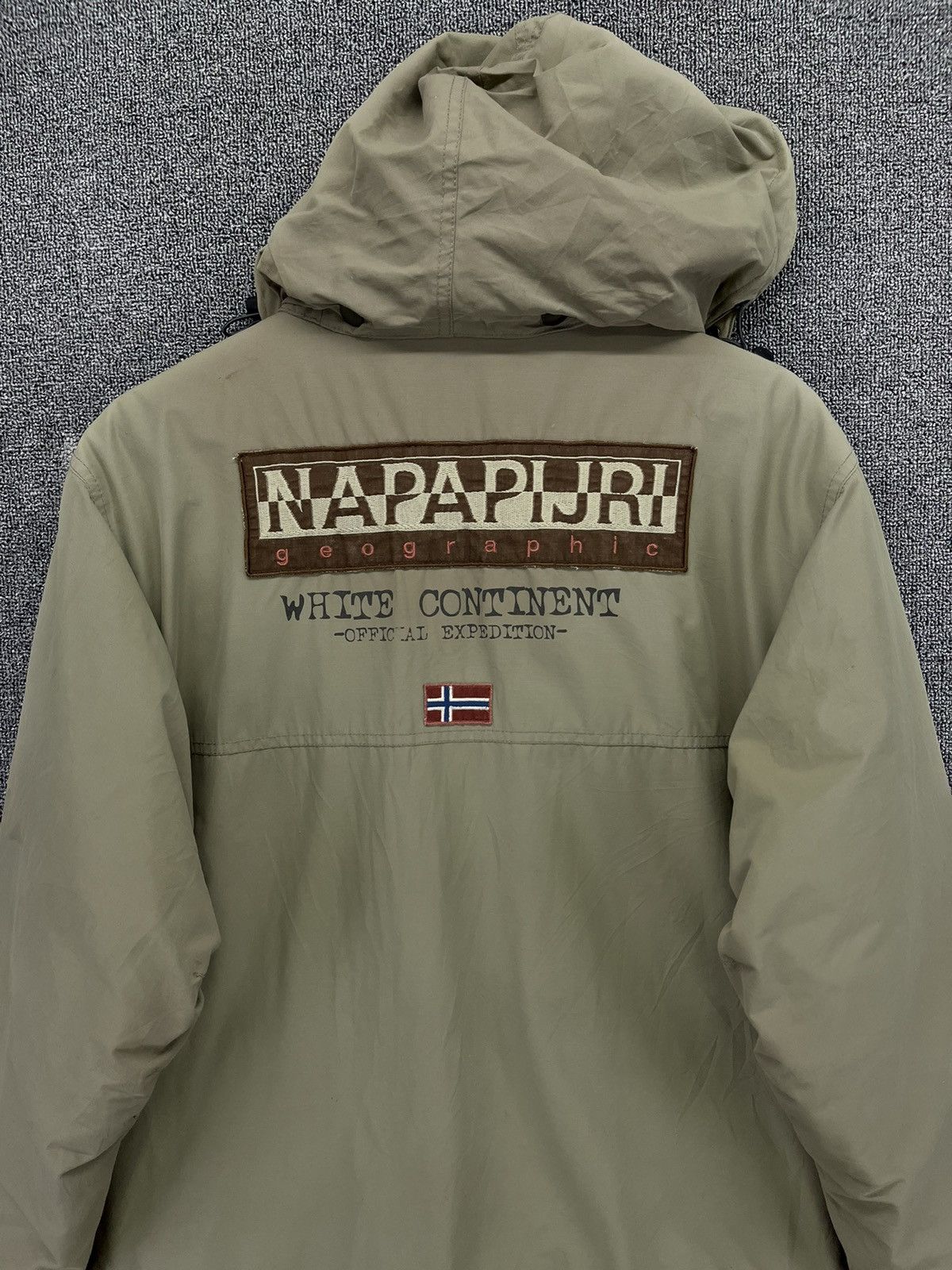 Napapijri Vintage Napapijri Geographic Hooded Zip Up Jacket Size US XS / EU 42 / 0 - 5 Thumbnail