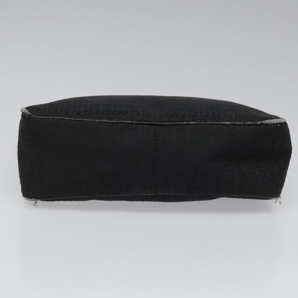Fendi FENDI Zucchino Canvas Shoulder Bag Black Size ONE SIZE - 9 Thumbnail
