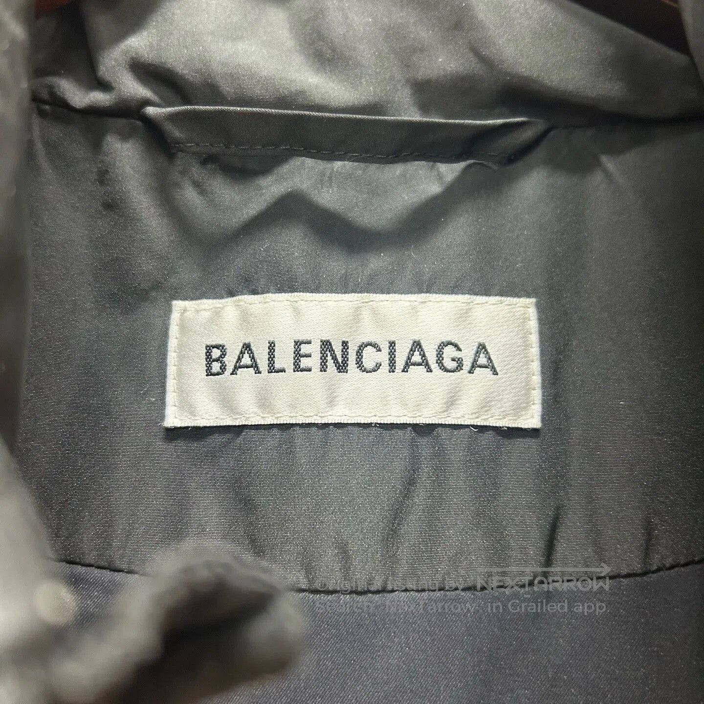 Balenciaga Balenciaga Black Logo Print Zip Jacket. Size US S / EU 44-46 / 1 - 4 Thumbnail