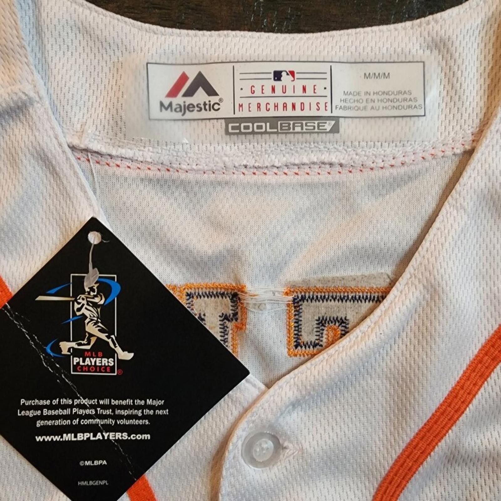 Majestic Jose Altuve Majestic #27 Houston Astros Jersey NWT Sz M Size US M / EU 48-50 / 2 - 2 Thumbnail