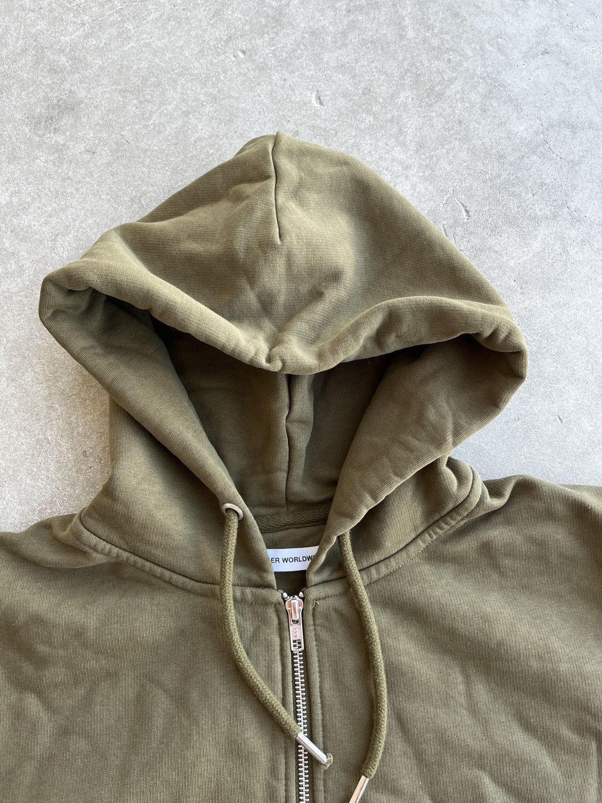 Racer Worldwide Racer Worldwide Army Green Logo Hoodie (unisex) Size US L / EU 52-54 / 3 - 5 Thumbnail