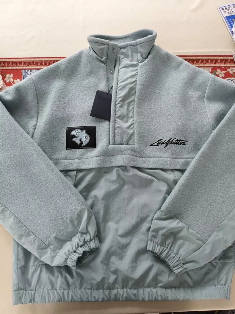 Louis Vuitton Louis Vuitton SS23 Embroidered Letter Half Zip Jacket Size US M / EU 48-50 / 2 - 1 Thumbnail