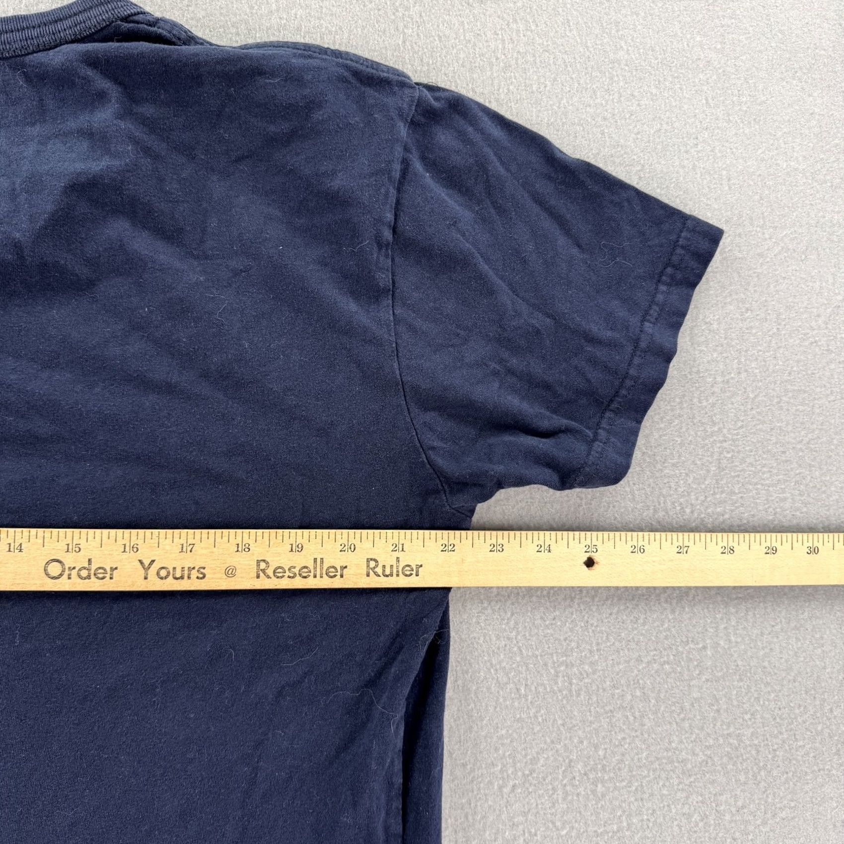 Vintage Amy Coulee Shirt Mens Large Navy Blue Short Sleeve Casual Crew Tee T-Shirt Size US L / EU 52-54 / 3 - 6 Thumbnail