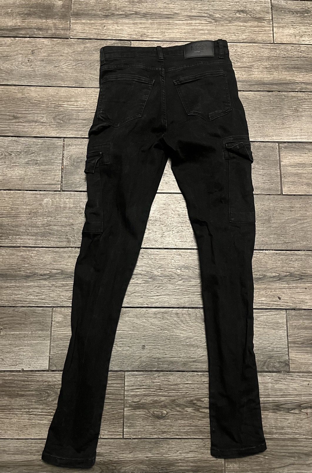 Japanese Brand Boohooman Stretch Skinny Cargo Jeans Size US 30 / EU 46 - 4 Thumbnail