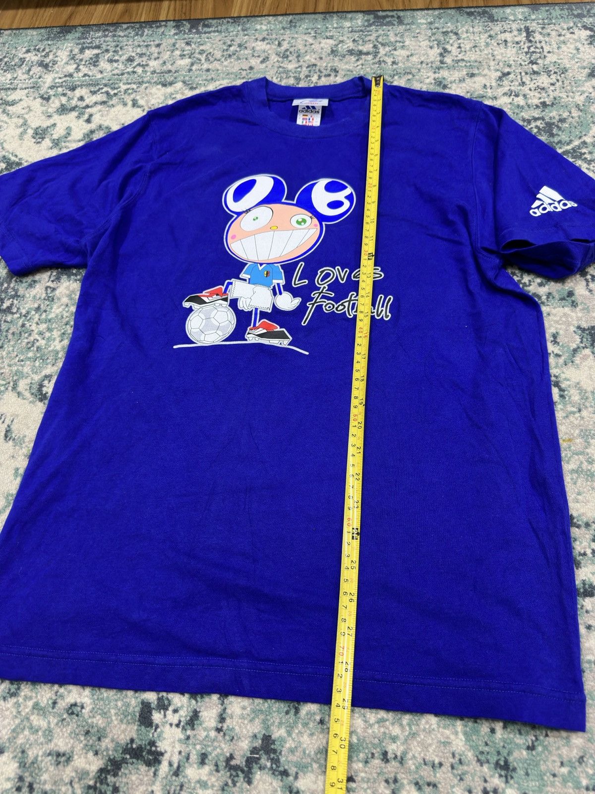Takashi Murakami Vintage Takashi Murakami Design X Adidas Kirin JFA Tee Size US L / EU 52-54 / 3 - 11 Thumbnail