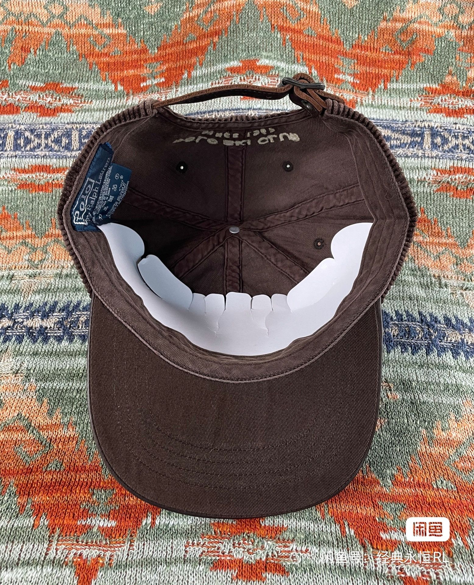 Polo Ralph Lauren Polo Ralph Lauren Ski Leather Corduroy Baseball Hat Cap Size ONE SIZE - 5 Thumbnail