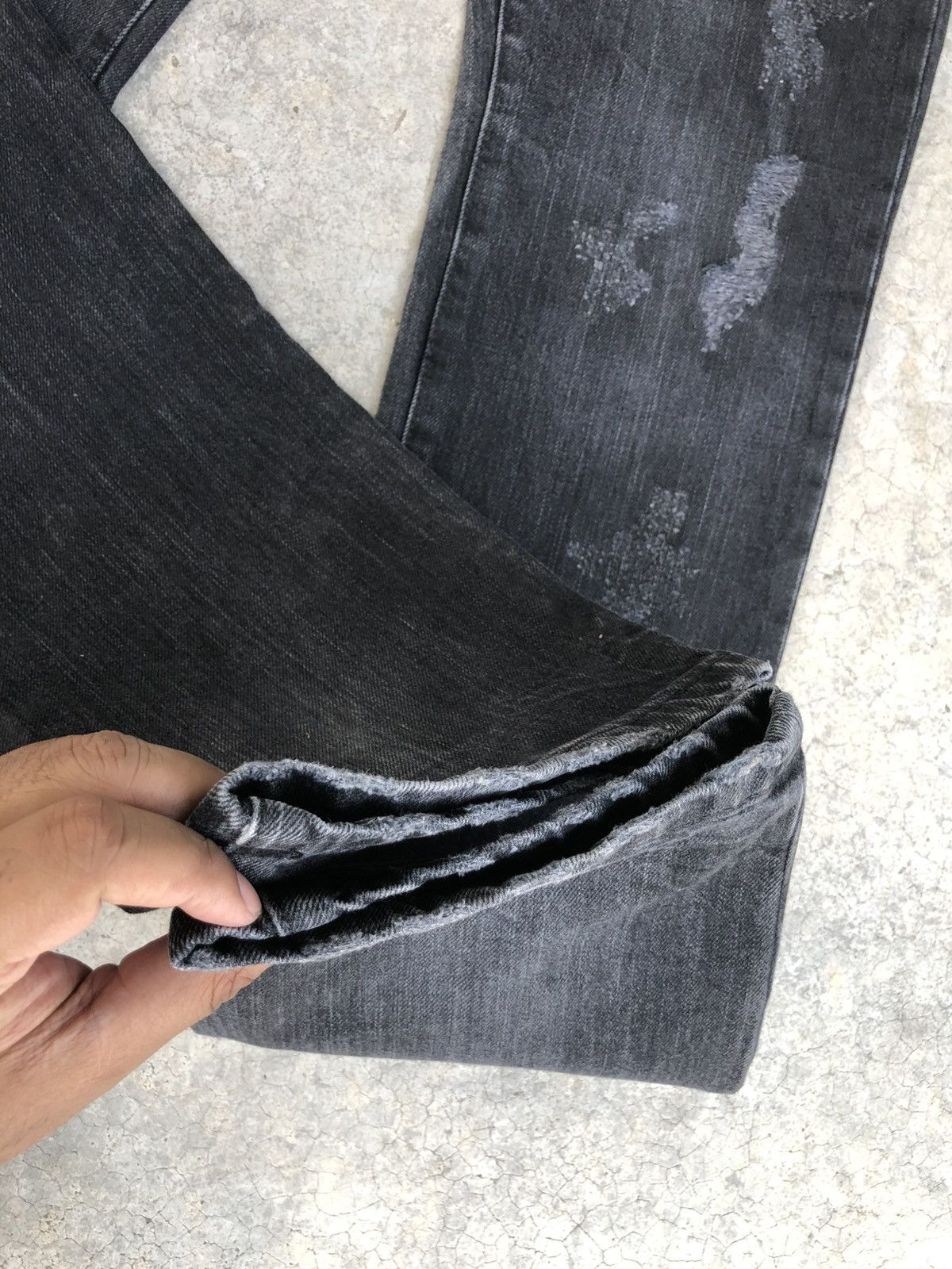 Issey Miyake Tete Homme Plag Distressed Jeans broken Size US 30 / EU 46 - 15 Thumbnail