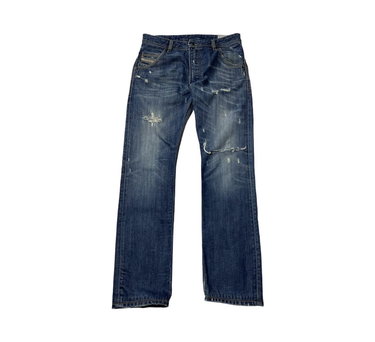 Diesel × Vintage Vintage Diesel krooley y2k distressed denim jeans pants Size US 30 / EU 46 - 1 Thumbnail