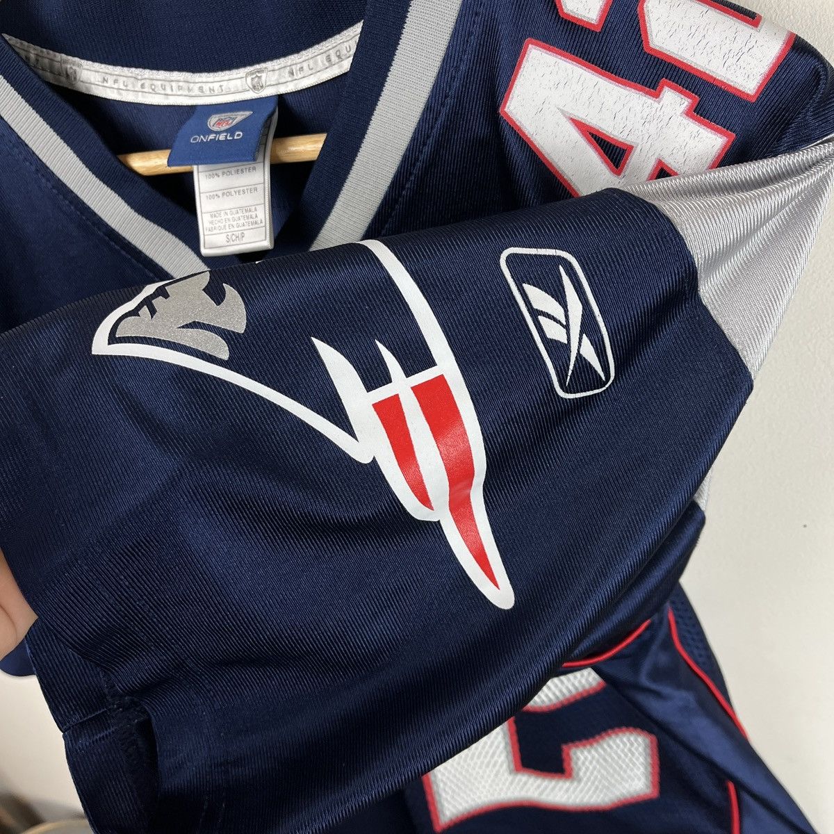 Reebok Green-Ellis 42 Reebok Patriots Jersey NFL Football Y2k 2011 Size US S / EU 44-46 / 1 - 7 Thumbnail