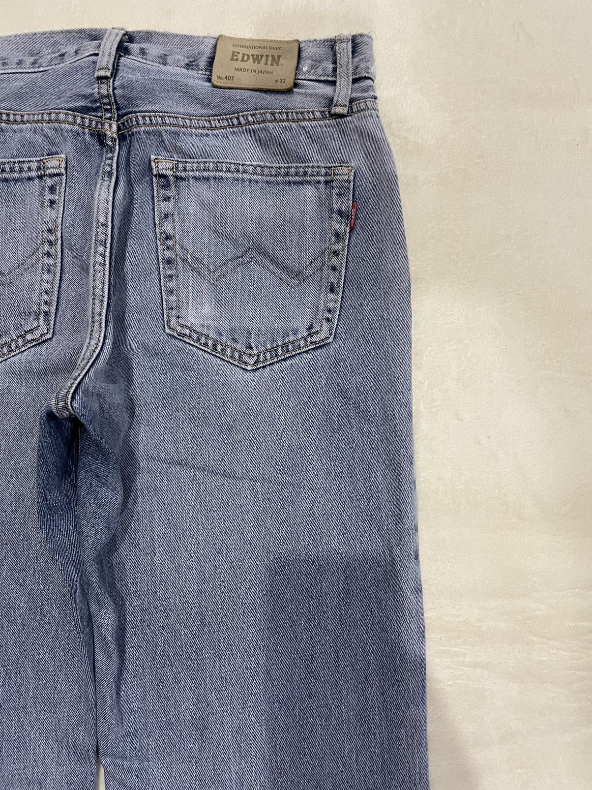 Edwin Vintage Edwin Sand Washed Distress Ripped Jeans Size US 32 / EU 48 - 12 Thumbnail