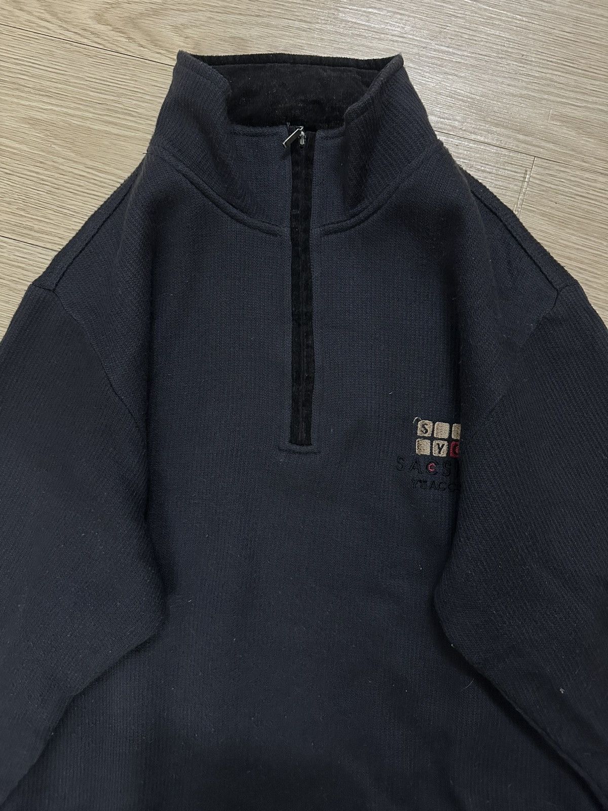 Y's × Y's for Men × Yohji Yamamoto Rare Yohji Yamamoto SACSNY Y’SACCS Half Zipper Knitwear Size US M / EU 48-50 / 2 - 3 Thumbnail