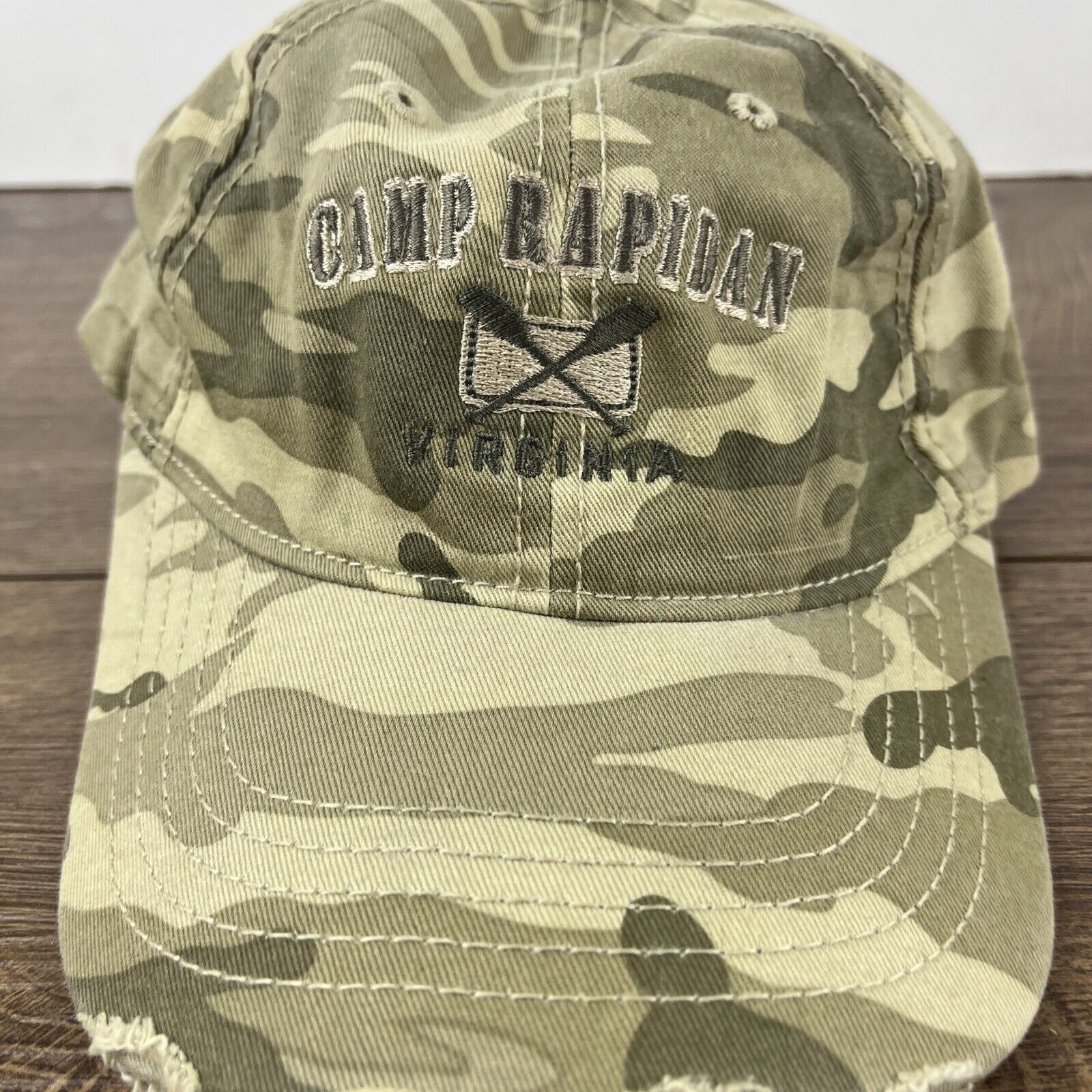Other Camp Rapidan Virginia Hat Camo Green Hat Adjustable Adult Si Size ONE SIZE - 6 Thumbnail